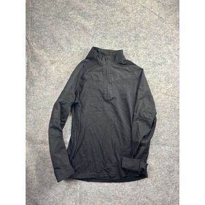 ALDER 1/4 ZIP BLACK UTILITY MENS SIZE MEDIUM